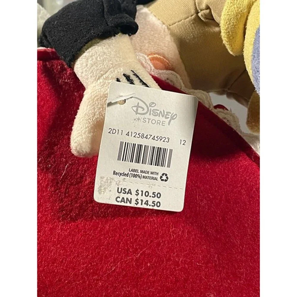Disney Store Jiminy Cricket Plush with Heart Valentines Card Holder NWT New Tags